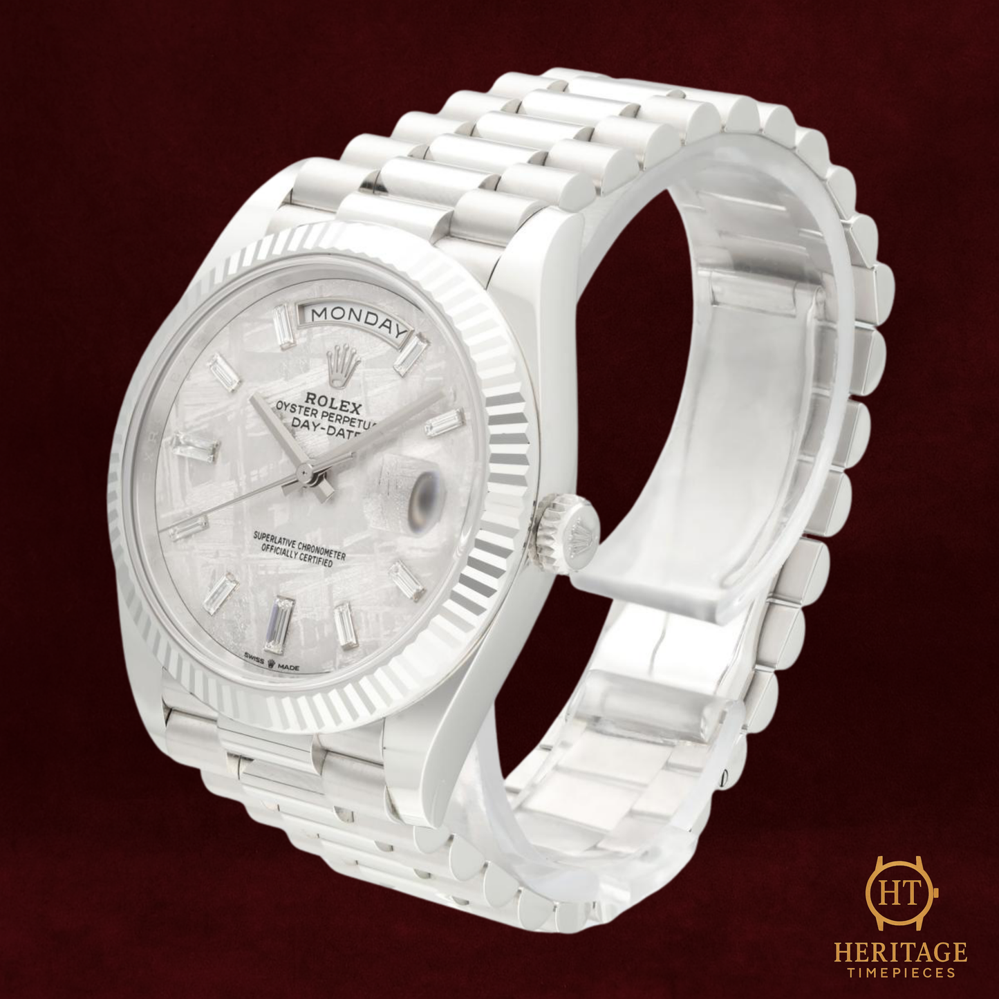 Rolex Day-Date 40 'Platinum Meteorite Dial' – Reference 228236 (2025) TA