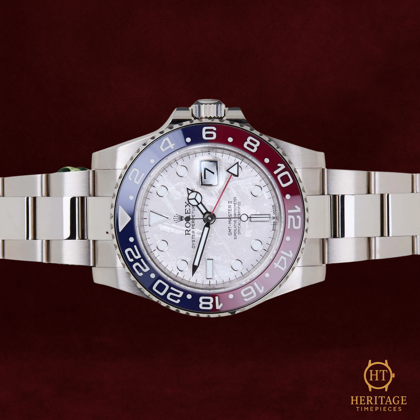 Rolex GMT-Master II 'Meteorite Dial – White Gold Pepsi' – Reference 126719BLRO (2023)