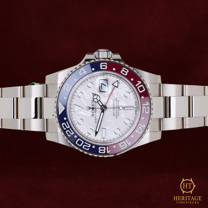 Rolex GMT-Master II 'Meteorite Dial – White Gold Pepsi' – Reference 126719BLRO (2023)