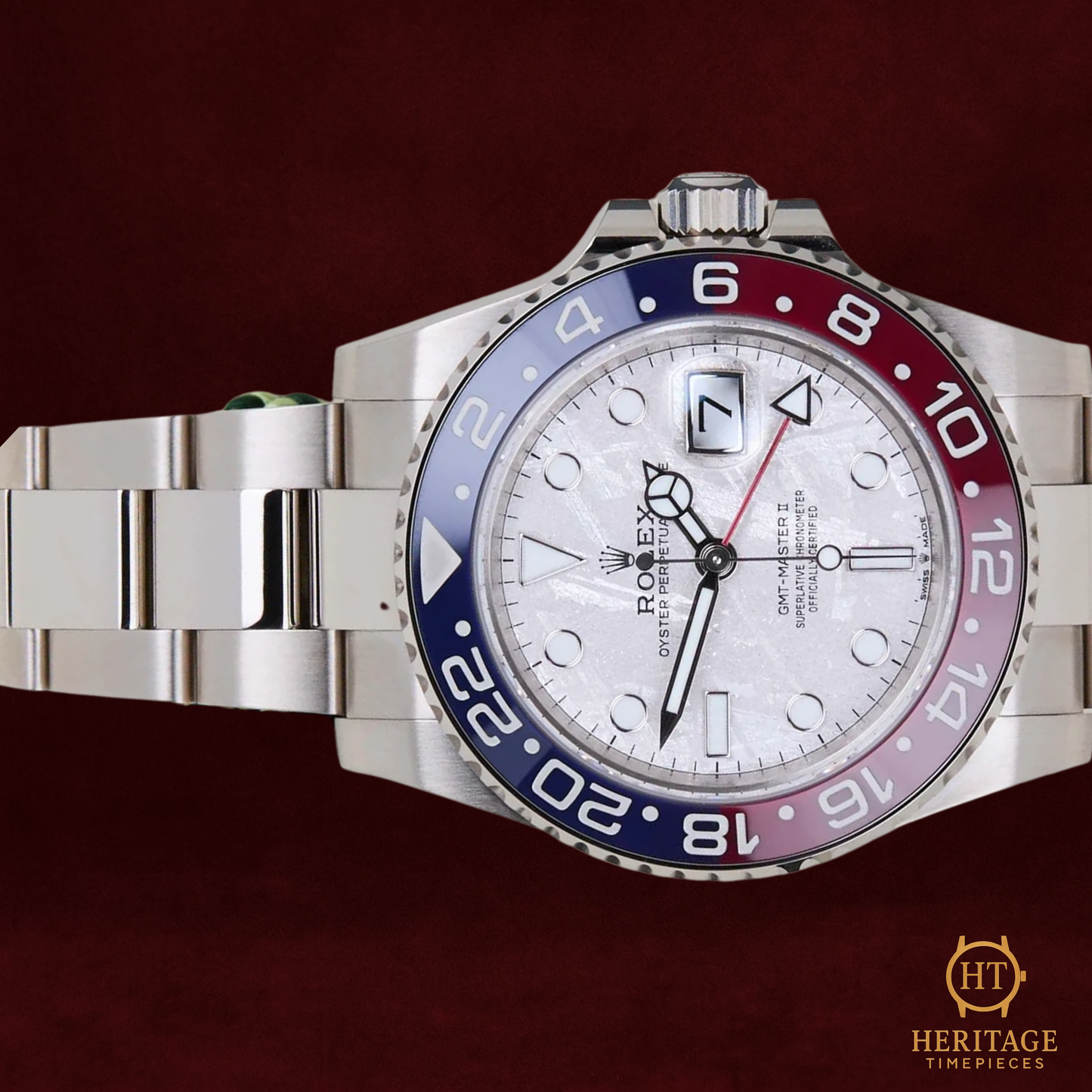 Rolex GMT-Master II 'Meteorite Dial – White Gold Pepsi' – Reference 126719BLRO (2023)