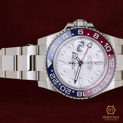 Rolex GMT-Master II 'Meteorite Dial – White Gold Pepsi' – Reference 126719BLRO (2023)