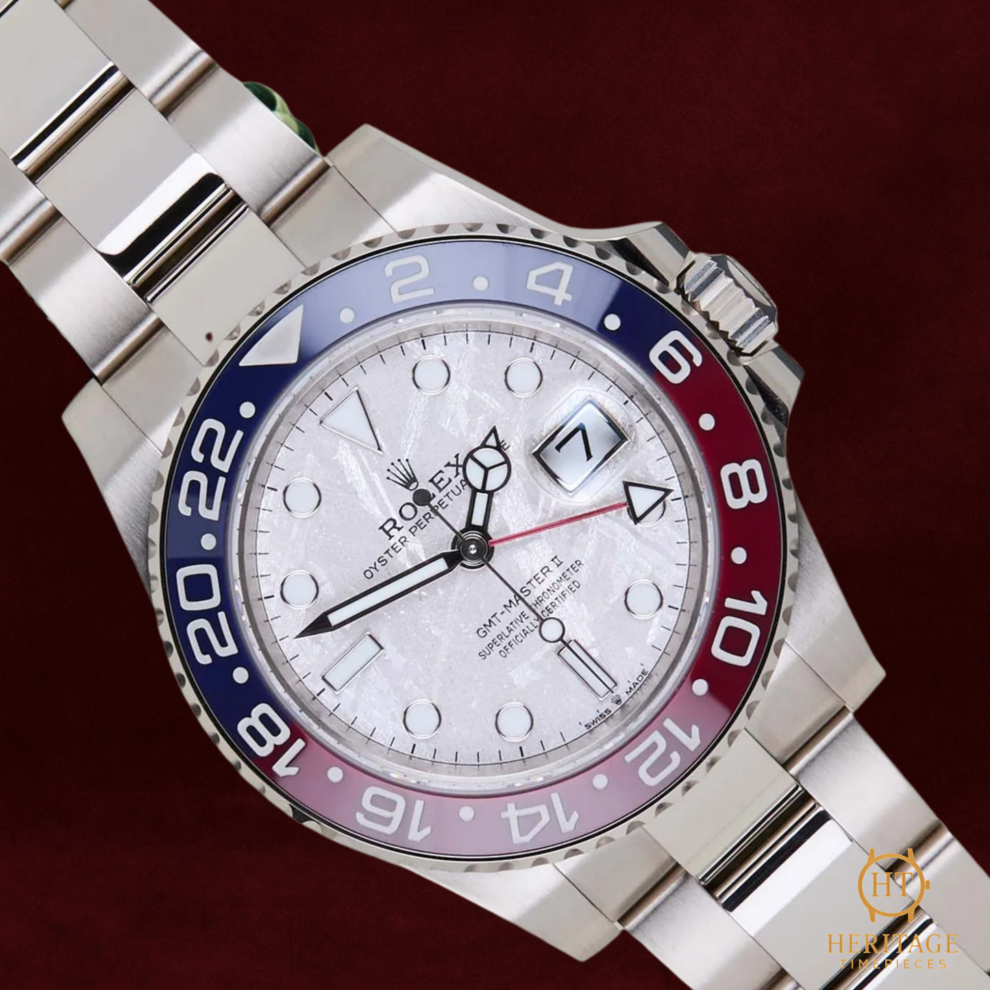 Rolex GMT-Master II 'Meteorite Dial – White Gold Pepsi' – Reference 126719BLRO (2023)