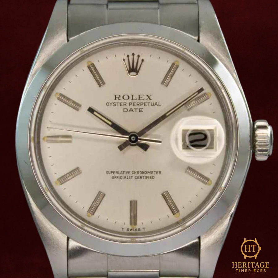 Rolex Date ‘Silver Dial – Stainless Steel’ – Reference 1500 (1981) RE