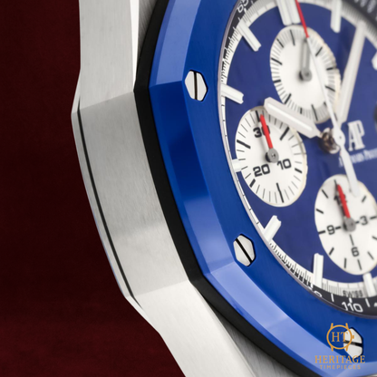 Audemars Piguet Royal Oak Offshore Chronograph ‘Blue Dial – Steel & Ceramic’ – Reference 26400ST.OO.A335CA.01