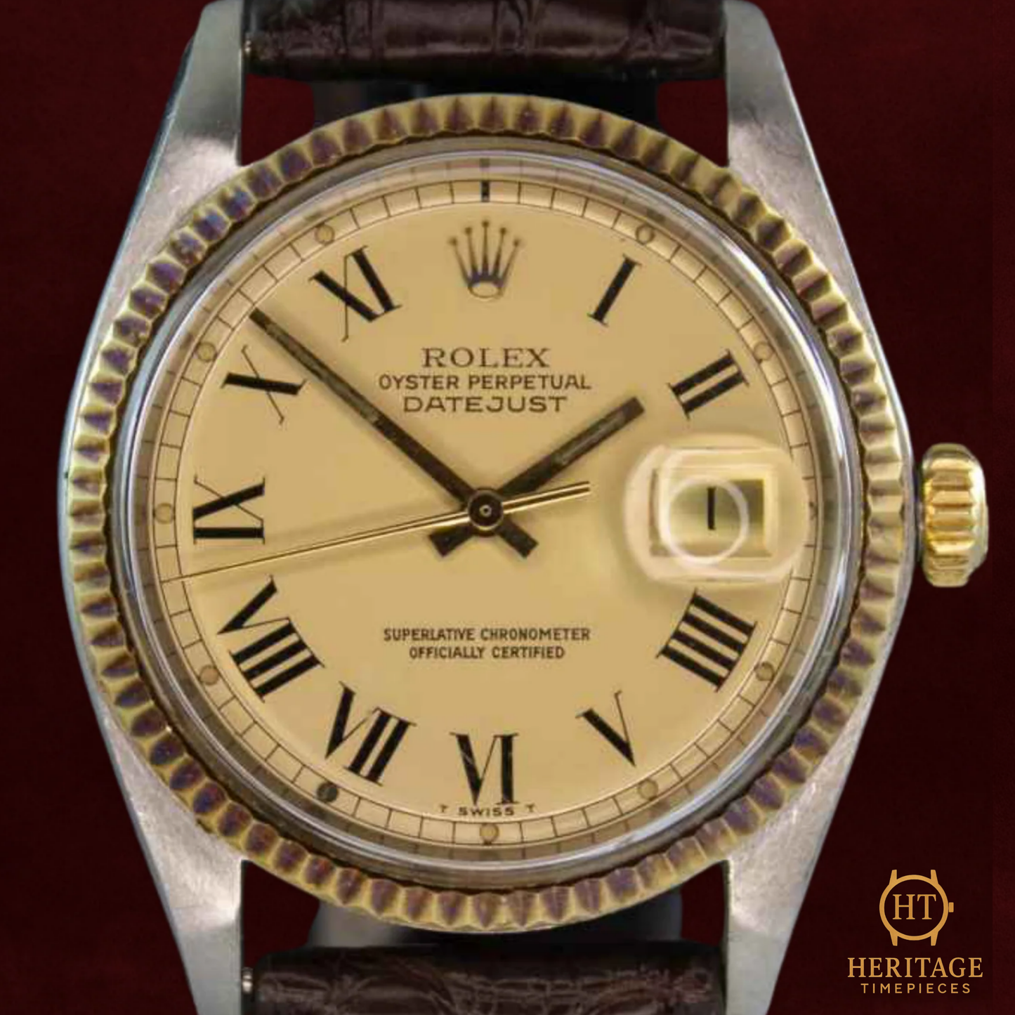 Rolex Datejust 36 ‘Steel & Yellow Gold – Champagne Dial’ – Reference 1601 (1976)