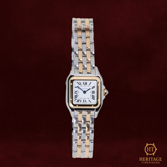 Cartier Panthére De Cartier Small 'Steel/Yellow Gold - Silver Roman Dial' - Reference W2PN0018 / 4023 (2025)