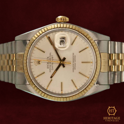 Rolex Datejust 36 ‘Steel & Yellow Gold – Silver Dial’ – Reference 16013 (1978)