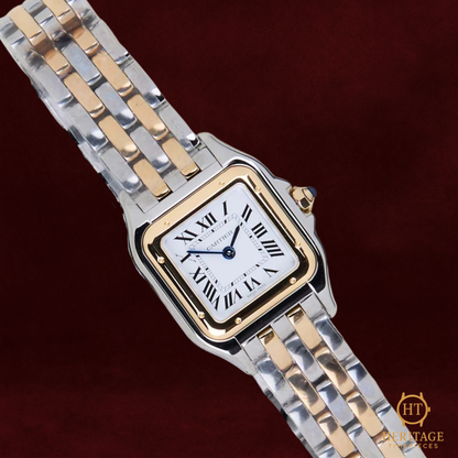 Cartier Panthére De Cartier Small 'Steel/Yellow Gold - Silver Roman Dial' - Reference W2PN0018 / 4023 (2025)