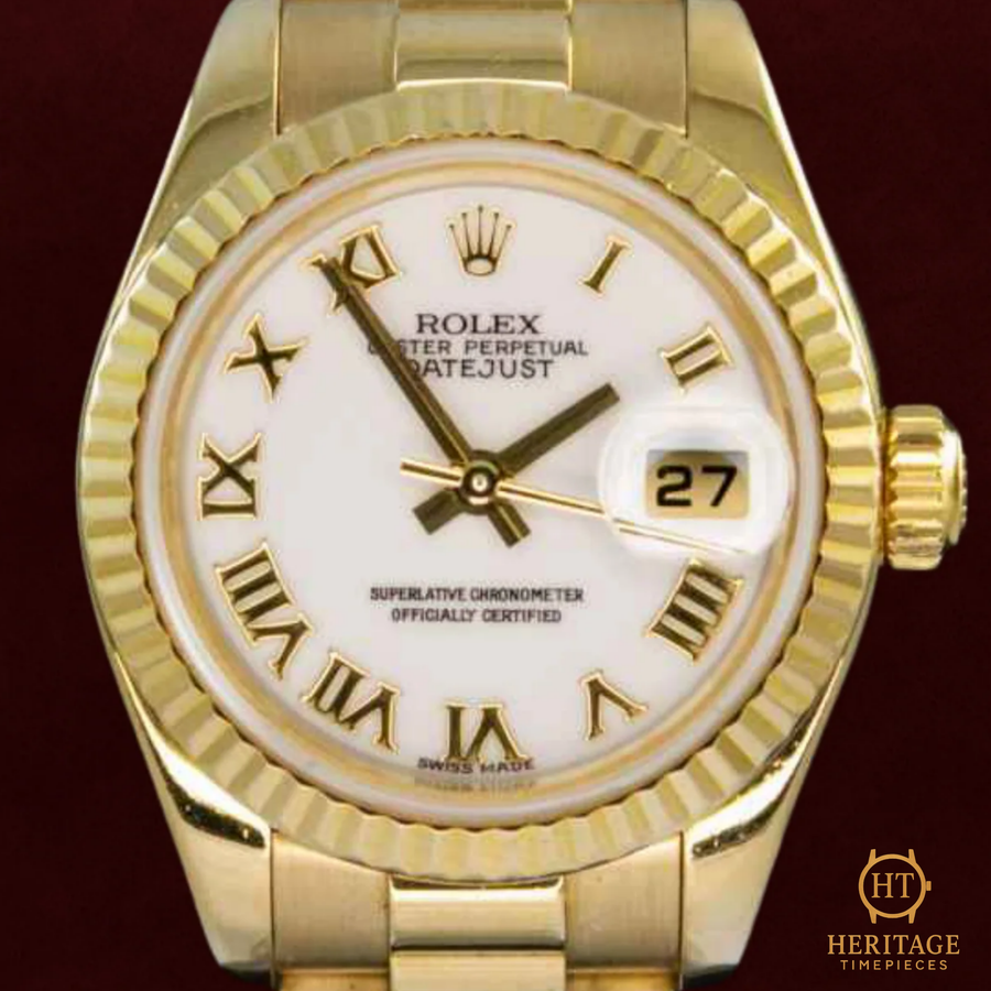 Rolex Datejust 26 ‘Blue Dial – Yellow Gold’ – Reference 179178 (2004) RE