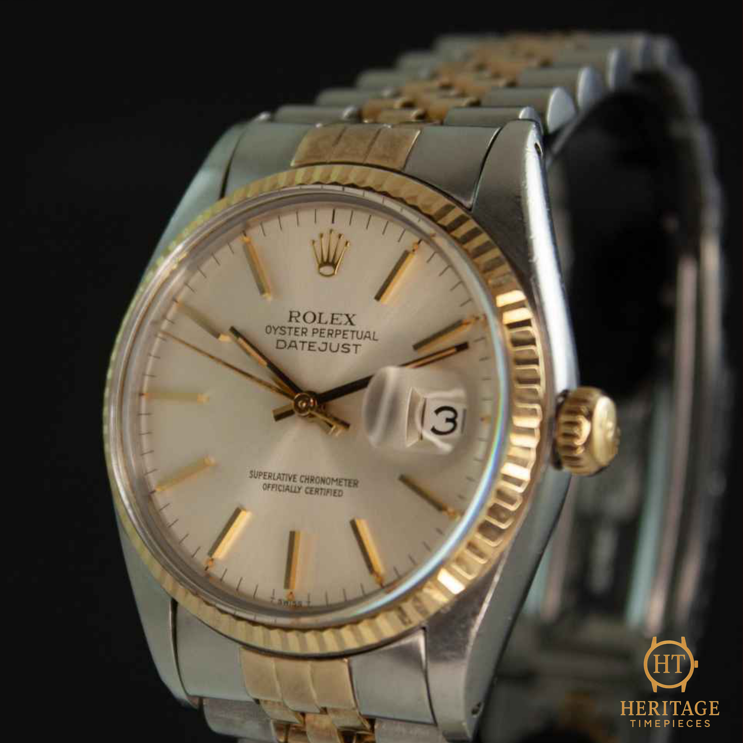 Rolex Datejust 36 ‘Steel & Yellow Gold – Silver Dial’ – Reference 16013 (1978)
