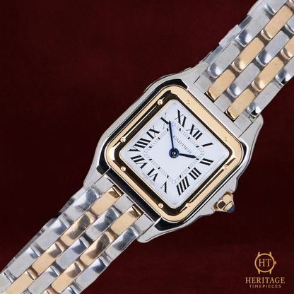 Cartier Panthére De Cartier Small 'Steel/Yellow Gold - Silver Roman Dial' - Reference W2PN0018 / 4023 (2025)