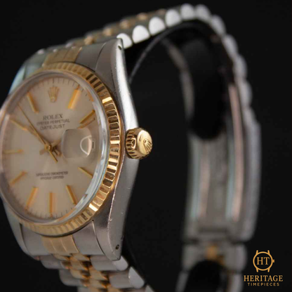 Rolex Datejust 36 ‘Steel & Yellow Gold – Silver Dial’ – Reference 16013 (1978)