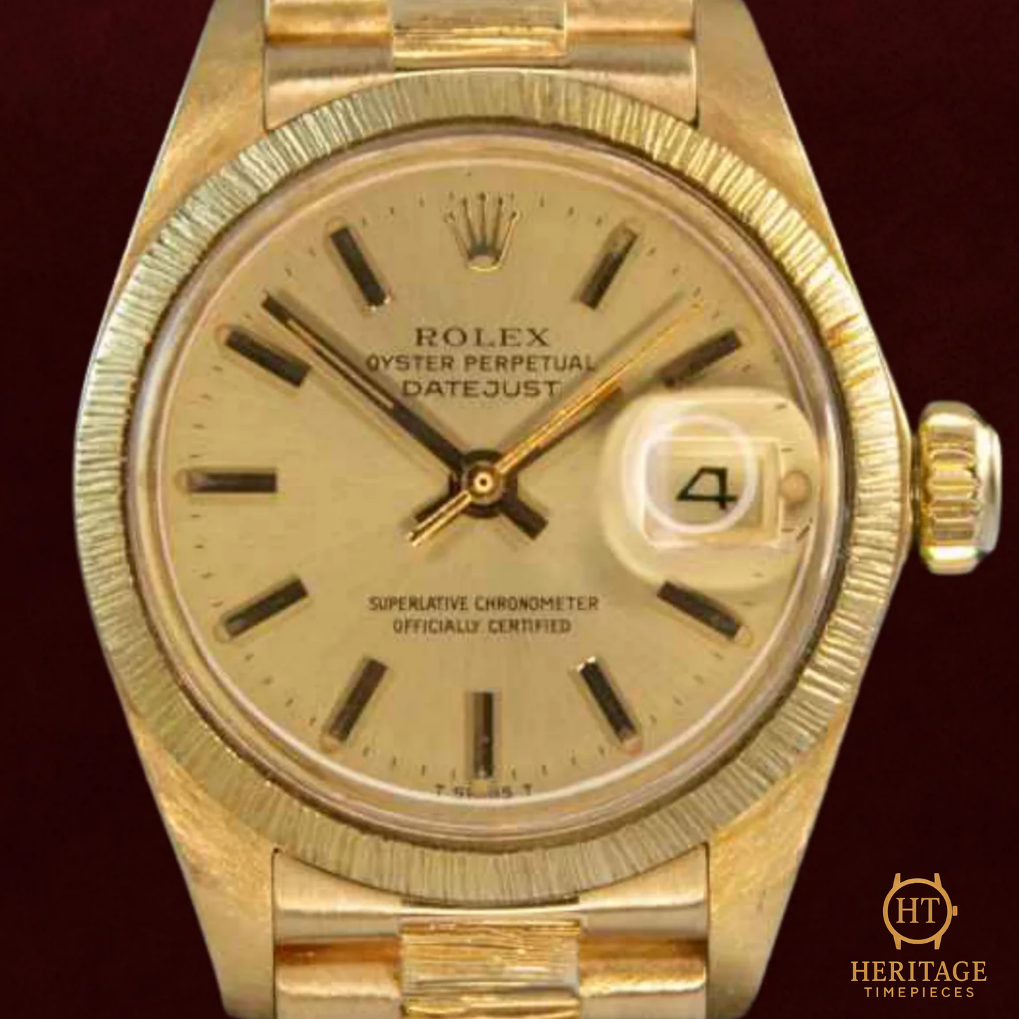 Rolex Datejust Lady 18K ‘Champagne Dial – Yellow Gold’ – Reference 6927 (1980)