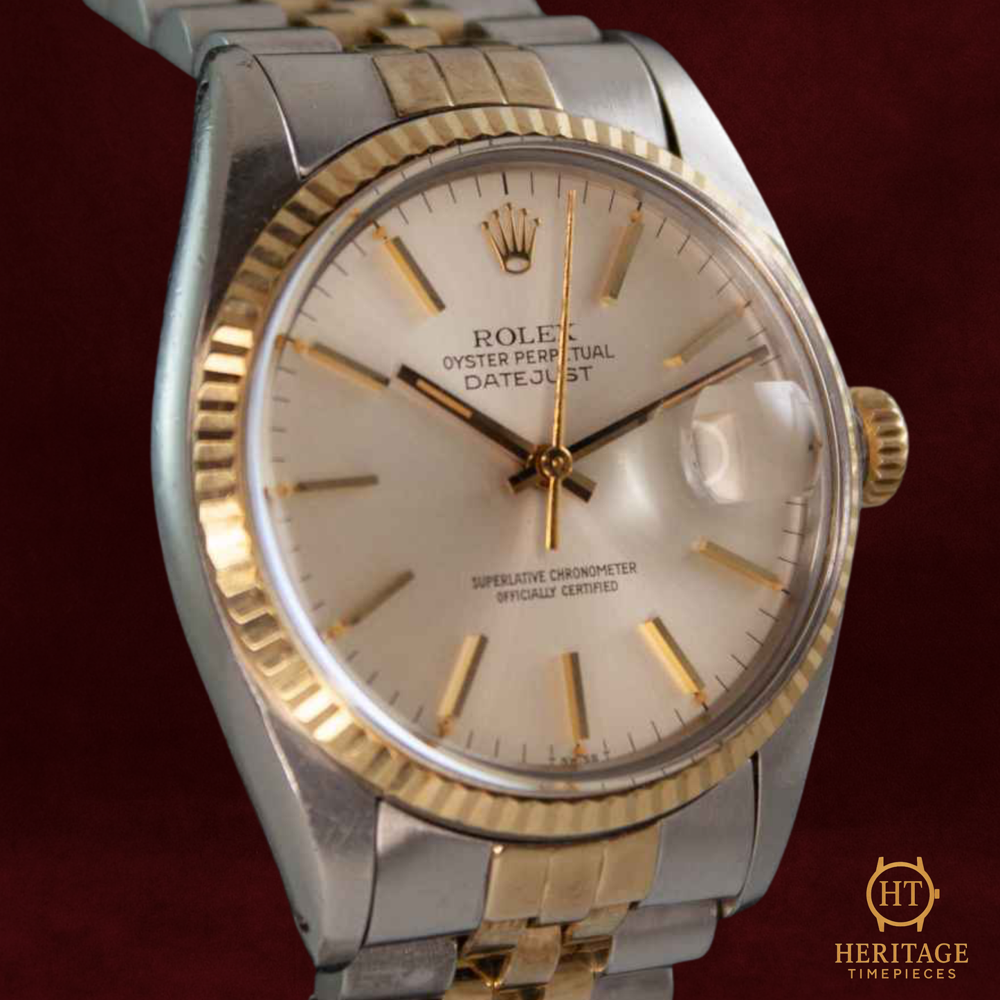 Rolex Datejust 36 ‘Steel & Yellow Gold – Silver Dial’ – Reference 16013 (1978)