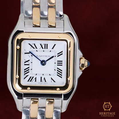 Cartier Panthére De Cartier Small 'Steel/Yellow Gold - Silver Roman Dial' - Reference W2PN0018 / 4023 (2025)