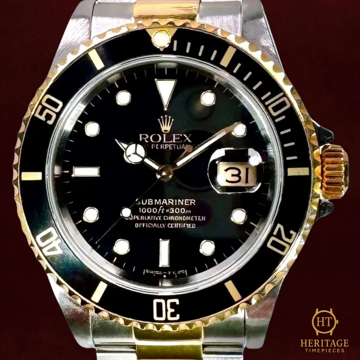 Rolex Submariner Date 'Black Dial, Two-Tone' -  Reference 16613 (c.1990s)