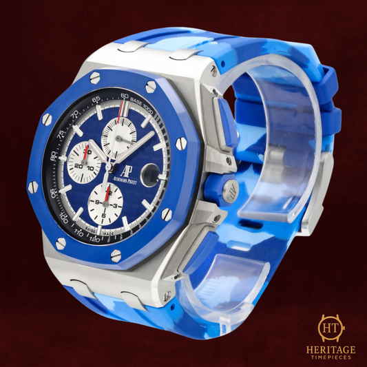 Audemars Piguet Royal Oak Offshore Chronograph ‘Blue Dial – Steel & Ceramic’ – Reference 26400ST.OO.A335CA.01