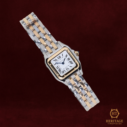 Cartier Panthére De Cartier Small 'Steel/Yellow Gold - Silver Roman Dial' - Reference W2PN0018 / 4023 (2025)