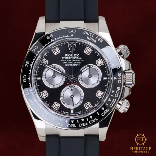 Rolex Daytona 'Black Diamond Dial - Oysterflex' - Reference 126519LN (2024)