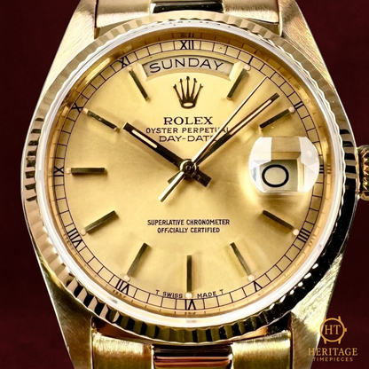 Rolex Day-Date Gold President - Reference 18038 (c.1980s)