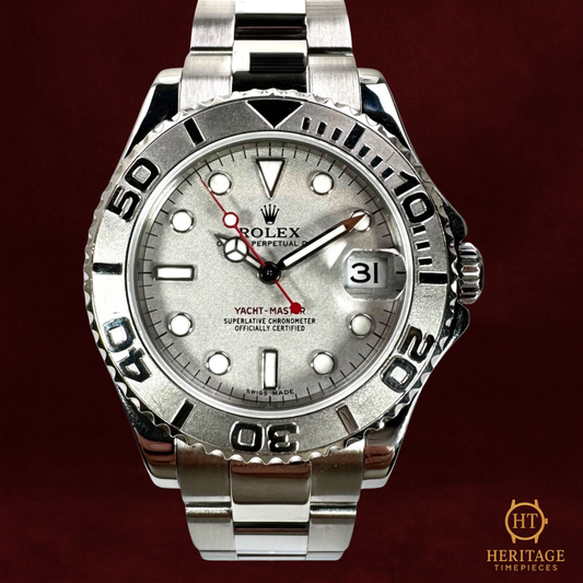 Rolex Yacht-Master 35, Platinum & Steel – Reference 168622