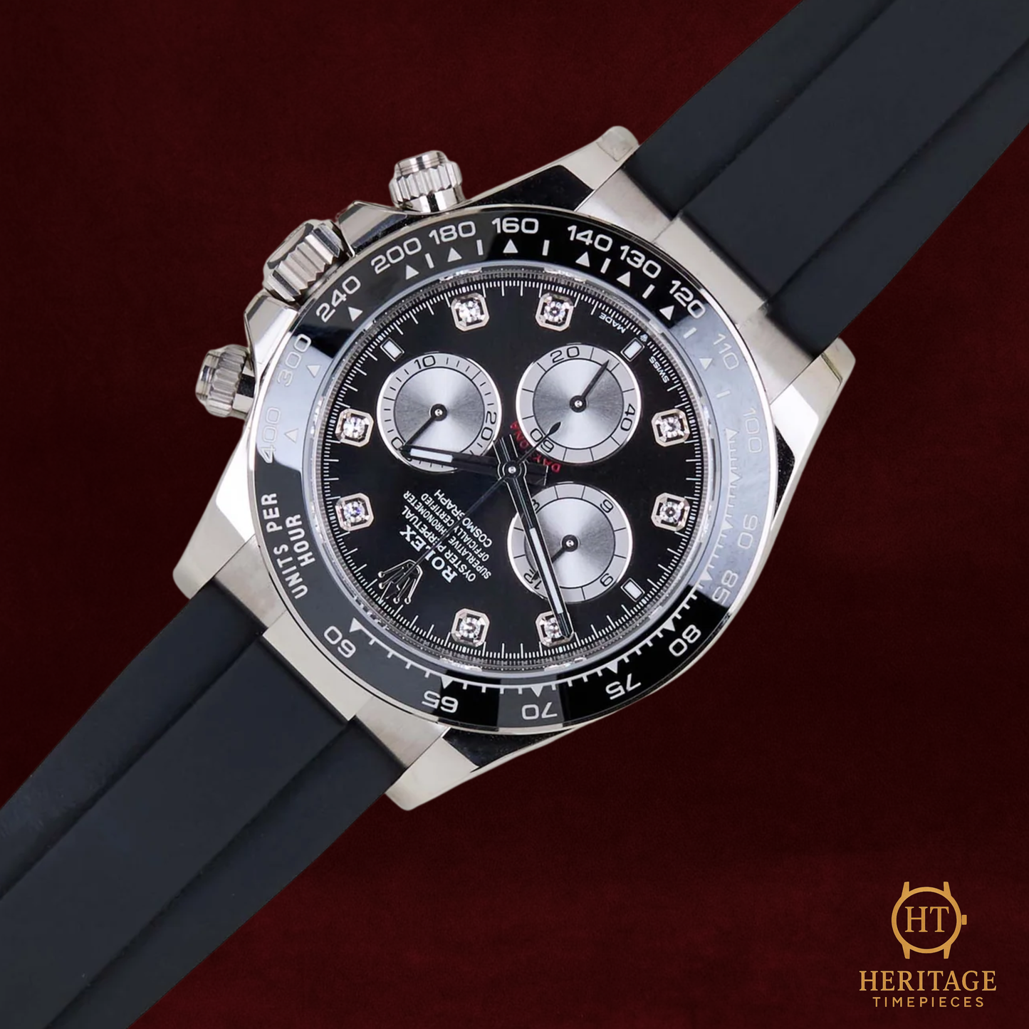 Rolex Daytona 'Black Diamond Dial - Oysterflex' - Reference 126519LN (2024)