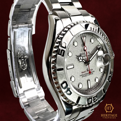 Rolex Yacht-Master 35, Platinum & Steel – Reference 168622