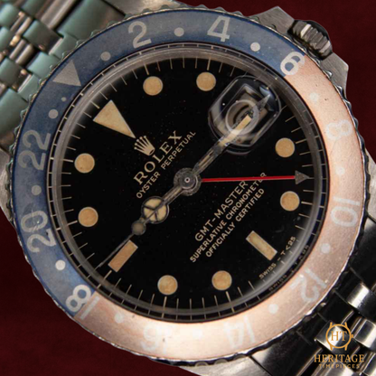 Rolex GMT-Master ‘Pepsi Bezel – Gilt Dial’ – Reference 1675 (1966)