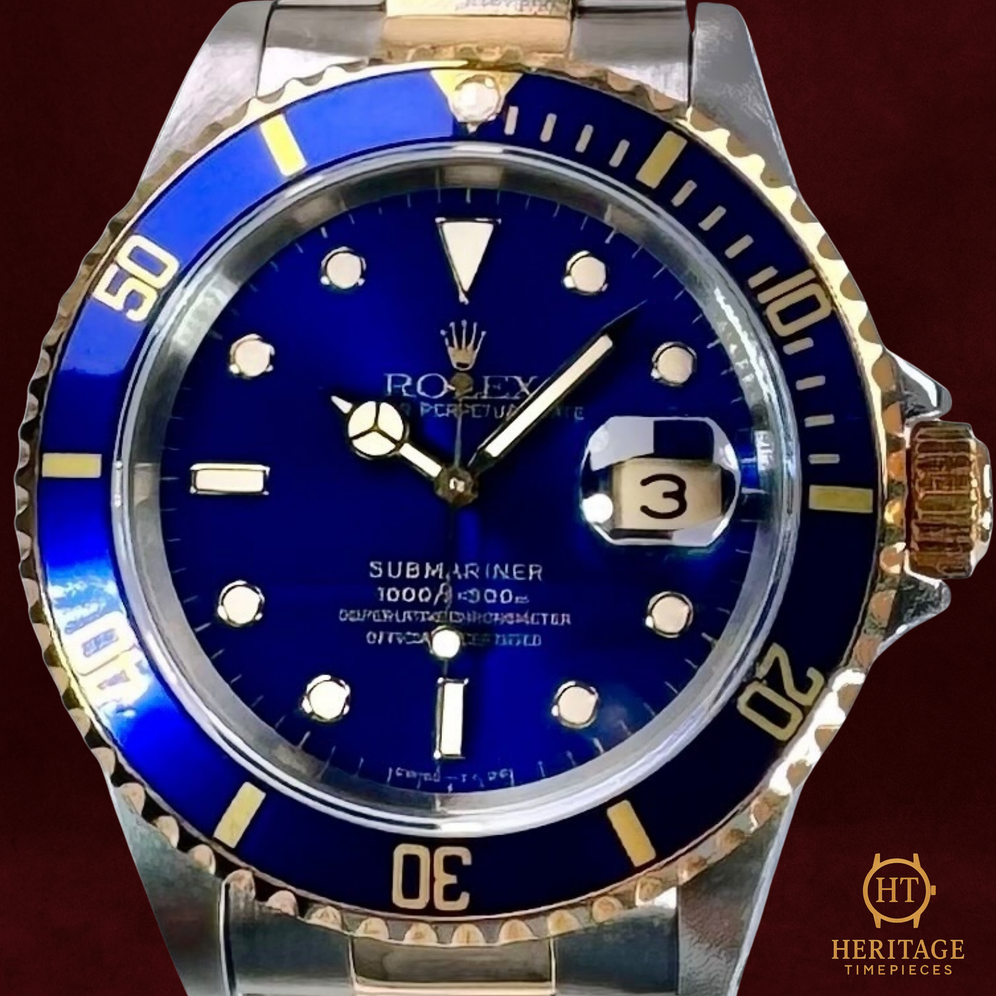 Rolex Submariner Date ‘Blue Dial’ – Reference 16613 (40 mm)