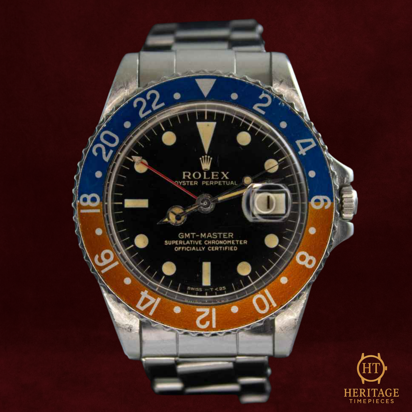 Rolex GMT-Master ‘Pepsi Bezel – Gilt Dial’ – Reference 1675 (1965)