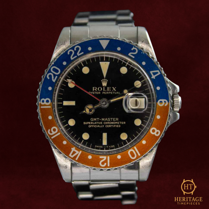 Rolex GMT-Master ‘Pepsi Bezel – Gilt Dial’ – Reference 1675 (1965)