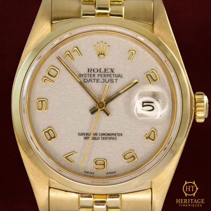 Rolex Datejust 36 ‘Champagne Dial – Yellow Gold’ – Reference 16008 (1979)