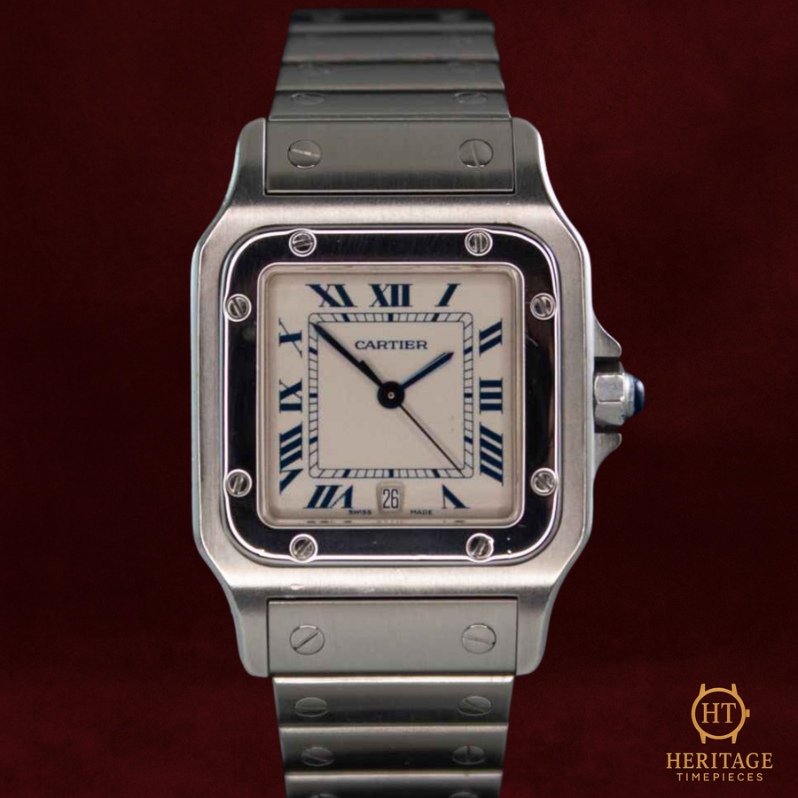 Cartier Santos ‘Steel – White Roman Dial’ – Reference 1564 RE