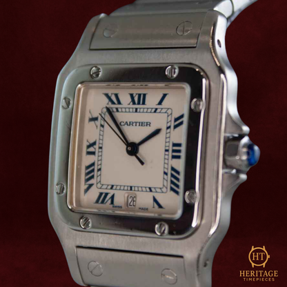 Cartier Santos ‘Steel – White Roman Dial’ – Reference 1564
