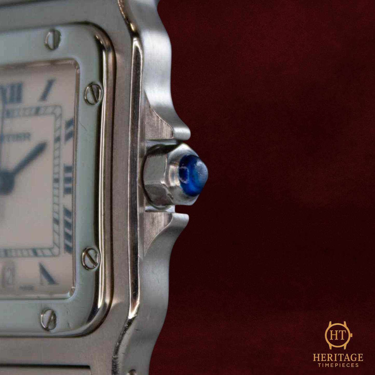 Cartier Santos ‘Steel – White Roman Dial’ – Reference 1564