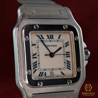 Cartier Santos ‘Steel – White Roman Dial’ – Reference 1564