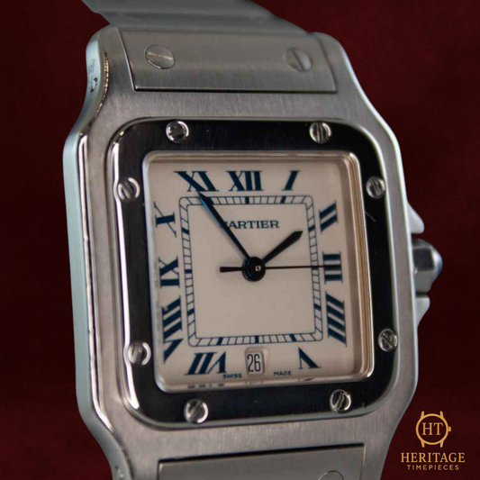 Cartier Santos ‘Steel – White Roman Dial’ – Reference 1564