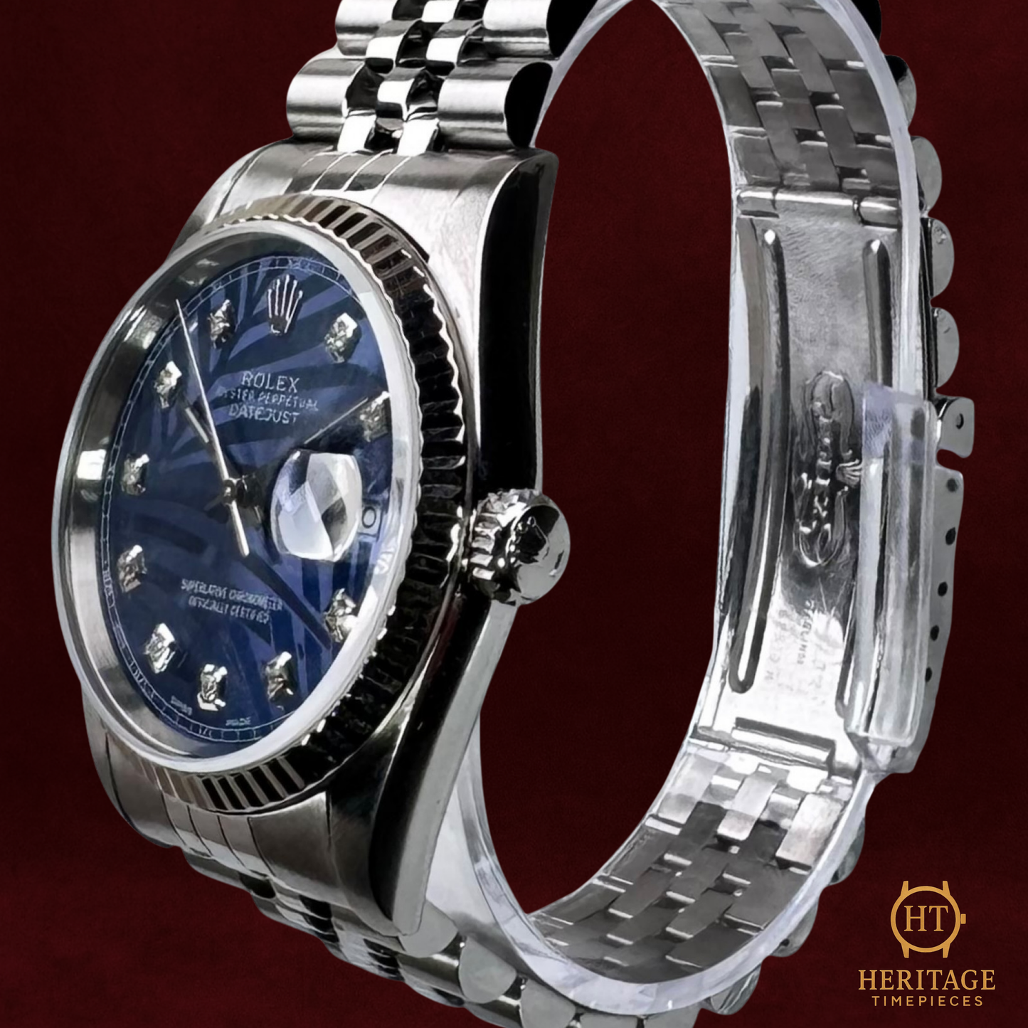 Rolex Datejust 36 ‘Blue Motif Diamond Dial’ – Reference 16234