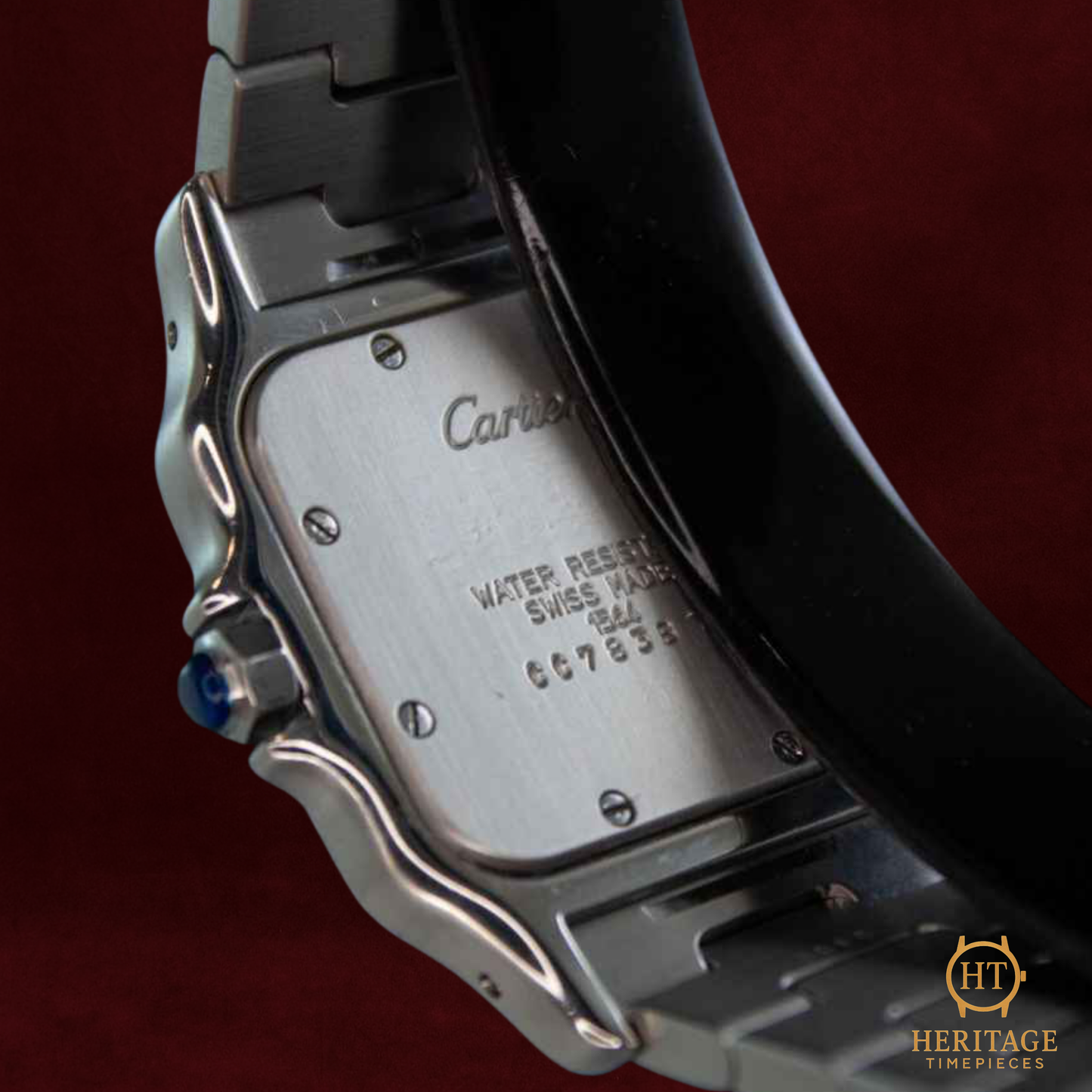 Cartier Santos ‘Steel – White Roman Dial’ – Reference 1564