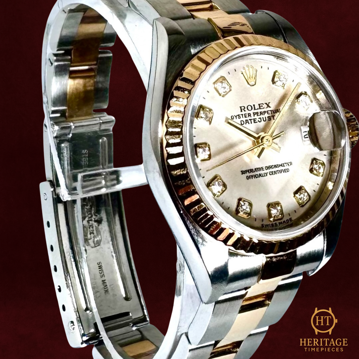 Rolex Lady-Datejust ‘Silver Diamond Pyramid Dial’ – Reference 79173 (2001)