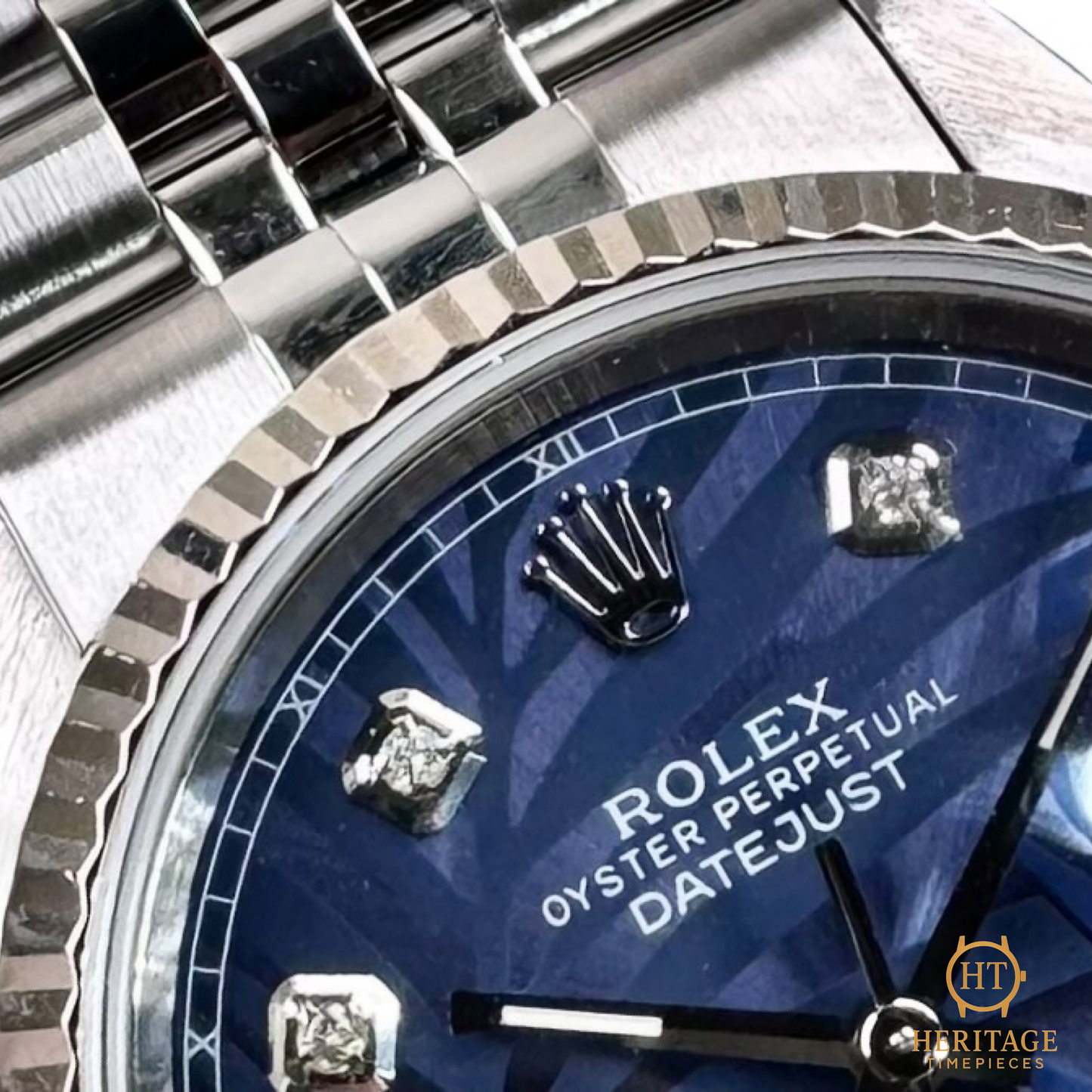 Rolex Datejust 36 ‘Blue Motif Diamond Dial’ – Reference 16234
