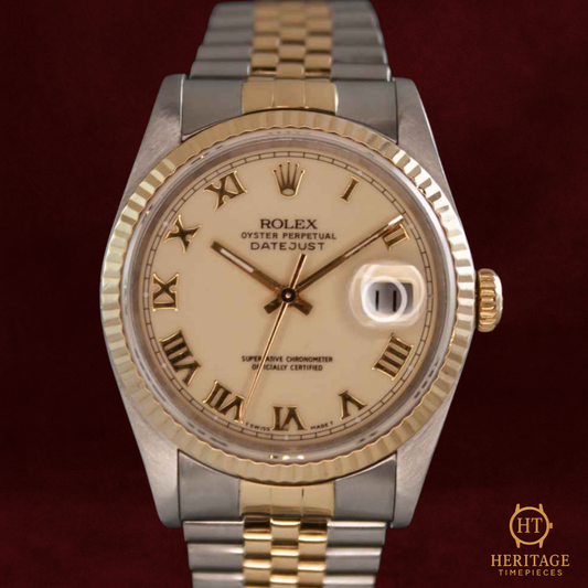 Rolex Datejust 36 ‘Steel & Yellow Gold – Custom Dial’ – Reference 16233 (1990)
