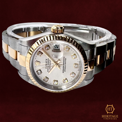 Rolex Lady-Datejust ‘Silver Diamond Pyramid Dial’ – Reference 79173 (2001)