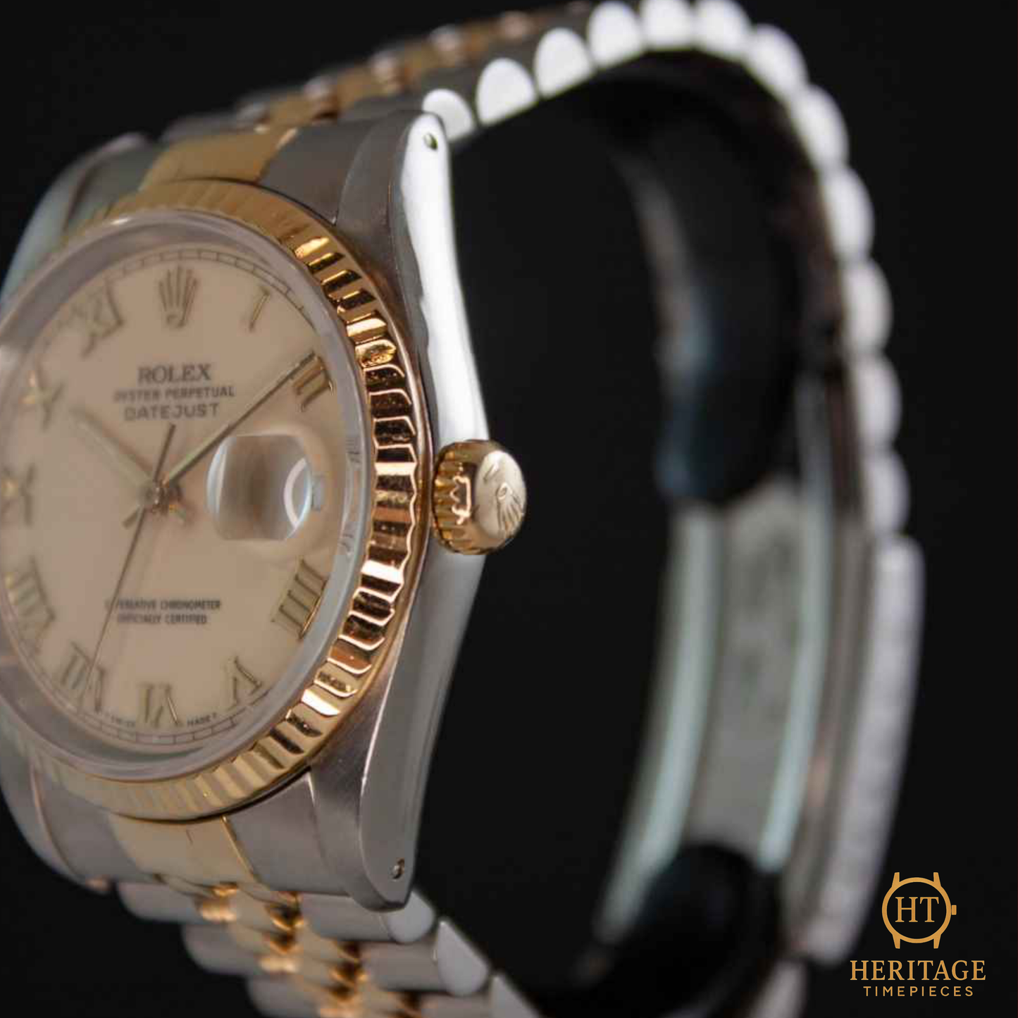 Rolex Datejust 36 ‘Steel & Yellow Gold – Custom Dial’ – Reference 16233 (1990)