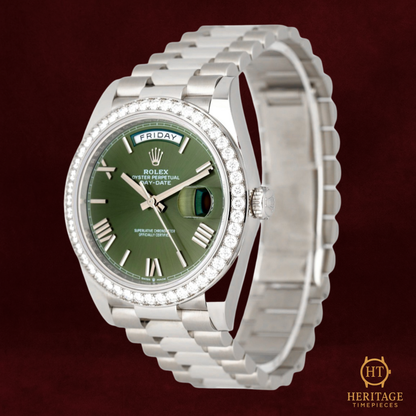 Rolex Day-Date 40 'Olive Dial' – Reference 228349RBR (2022) TA