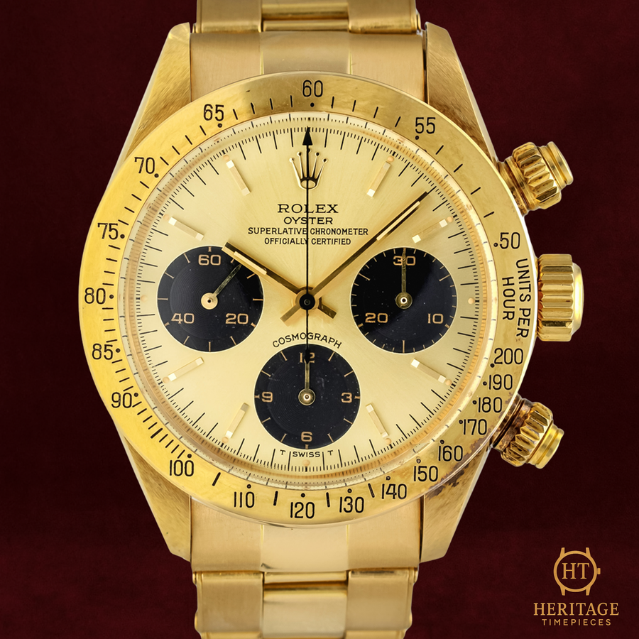 Rolex Daytona Vintage ‘Yellow Gold’ – Reference 6265 (1986) TA