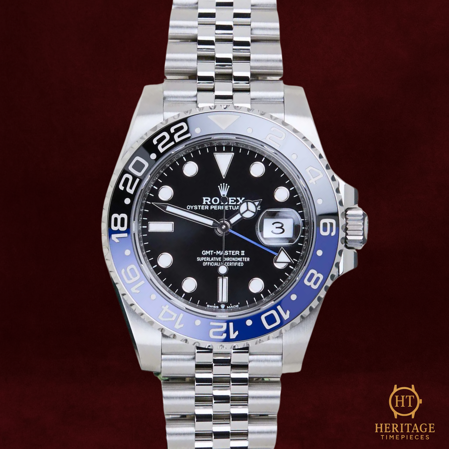 Rolex GMT-Master II “Batman” Jubilee – Reference 126710BLNR (2026) ST