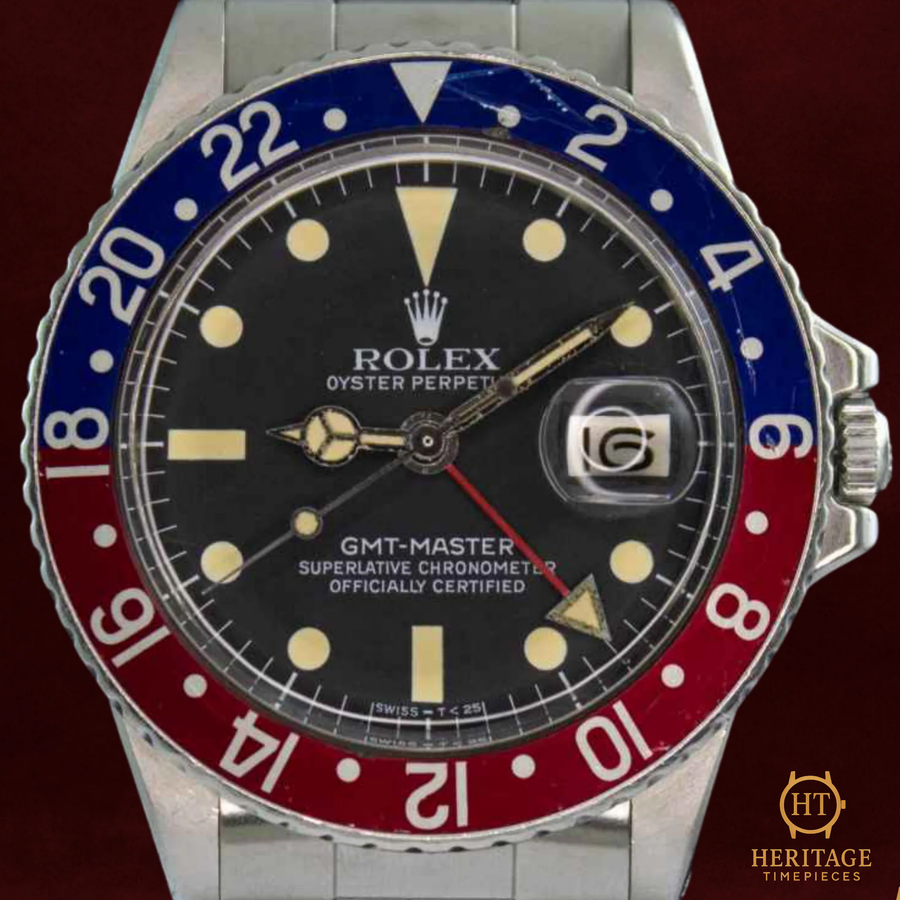 Rolex GMT-Master ‘Pepsi Bezel’ – Reference 1675 (1971) RE