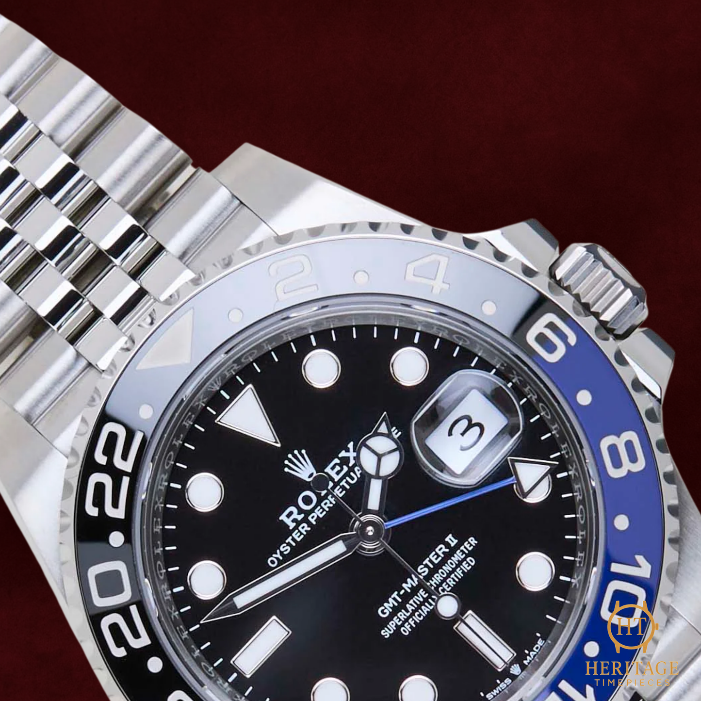 Rolex GMT-Master II “Batman” Jubilee – Reference 126710BLNR (2026) ST