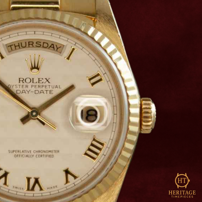 Rolex Day-Date ‘Yellow Gold – Custom Dial’ – Reference 18238 (1989)